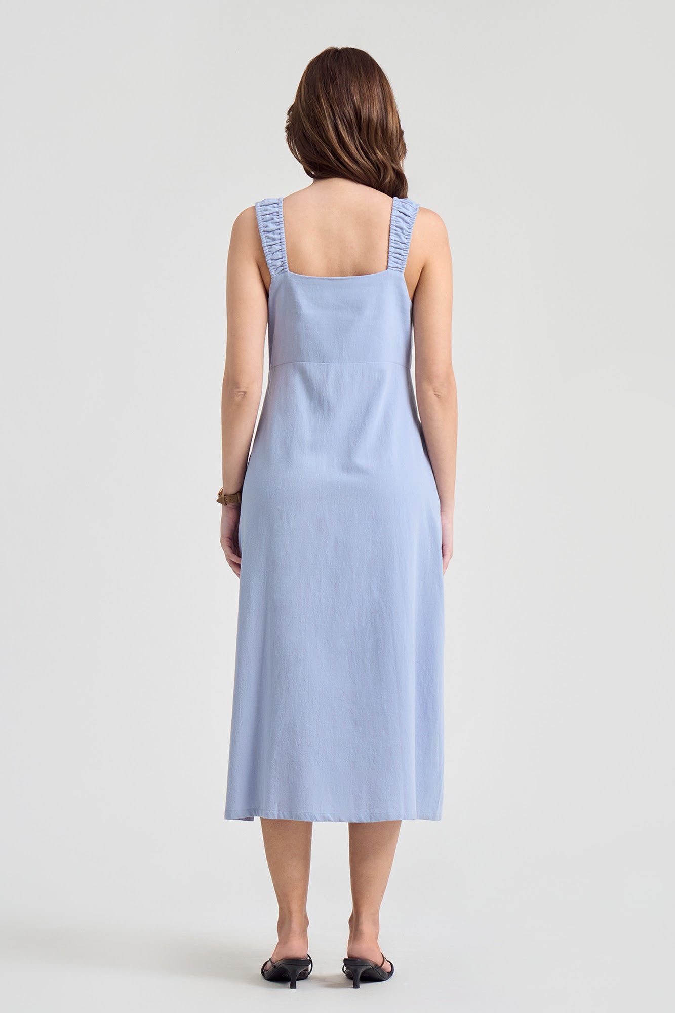 Regular Fit Maxi Dress with Strap Details