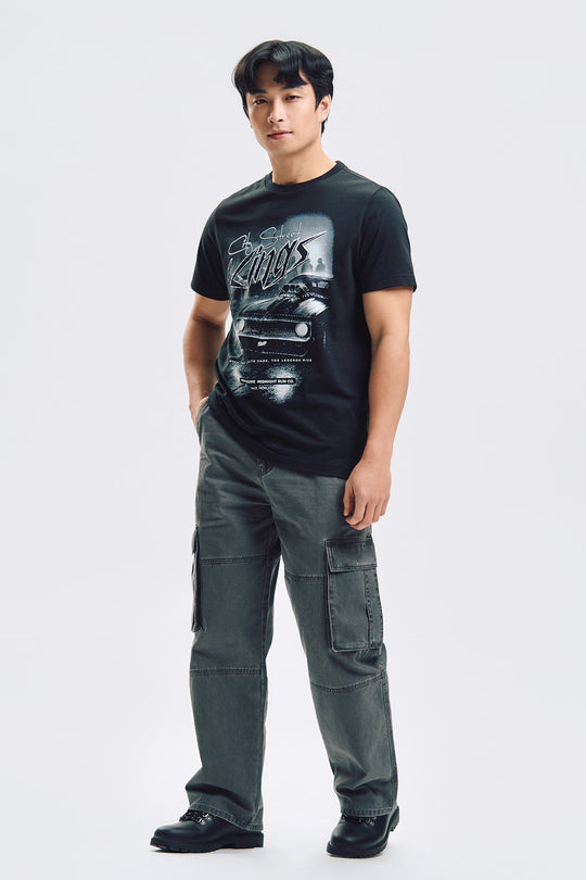 Wide Fit Cargo Pants