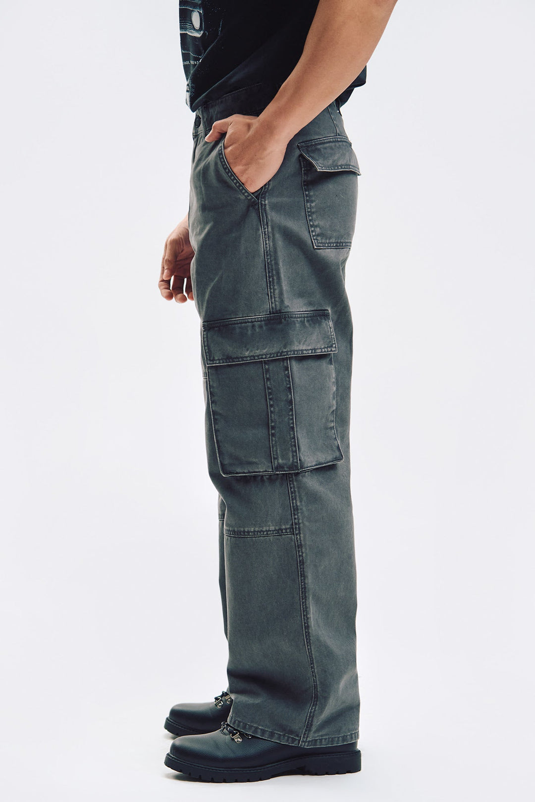 Wide Fit Cargo Pants