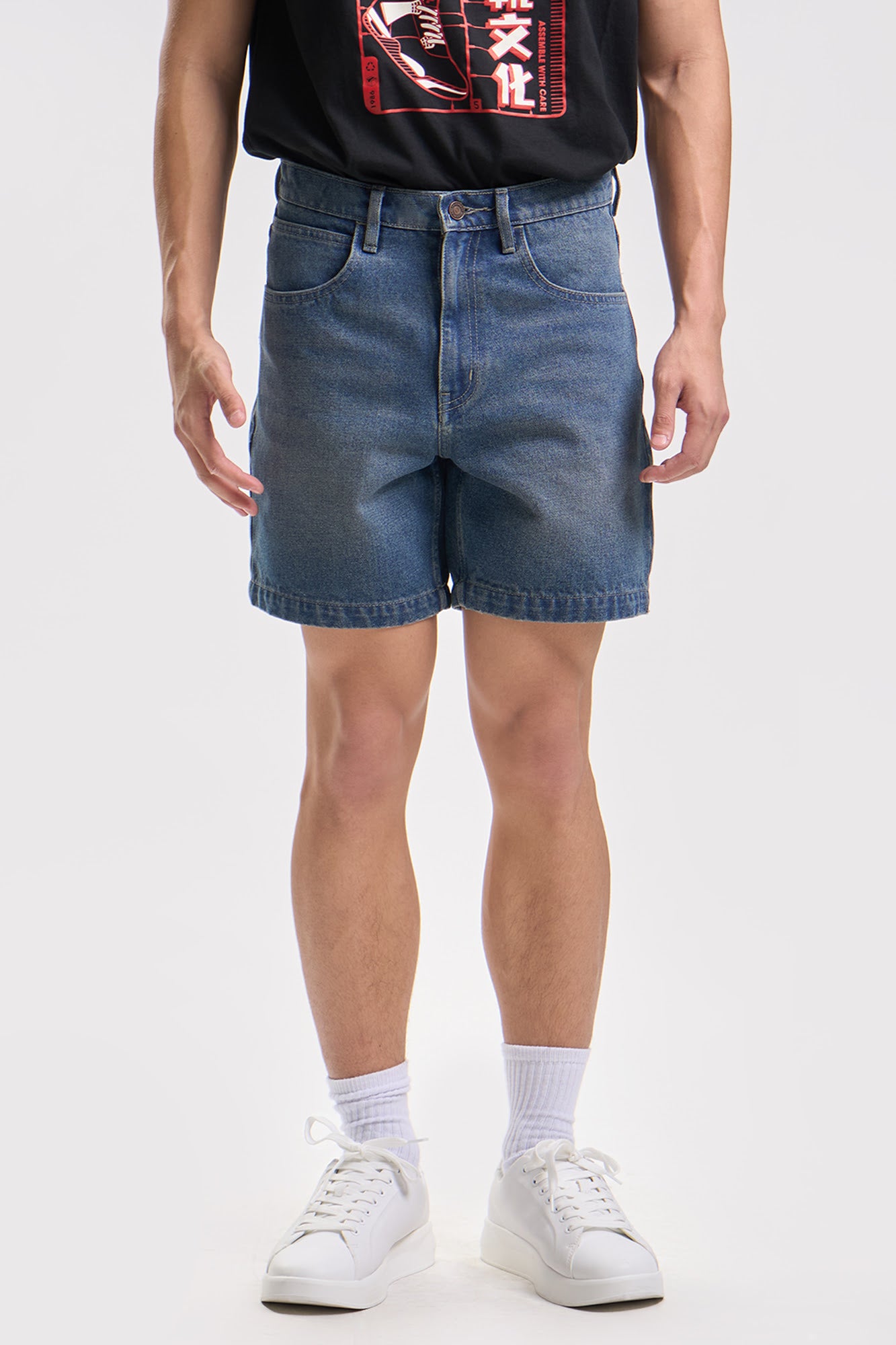 Modern Fit 5-Pocket Denim Shorts