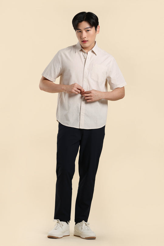 Dress Code Striped Seersucker Shirt