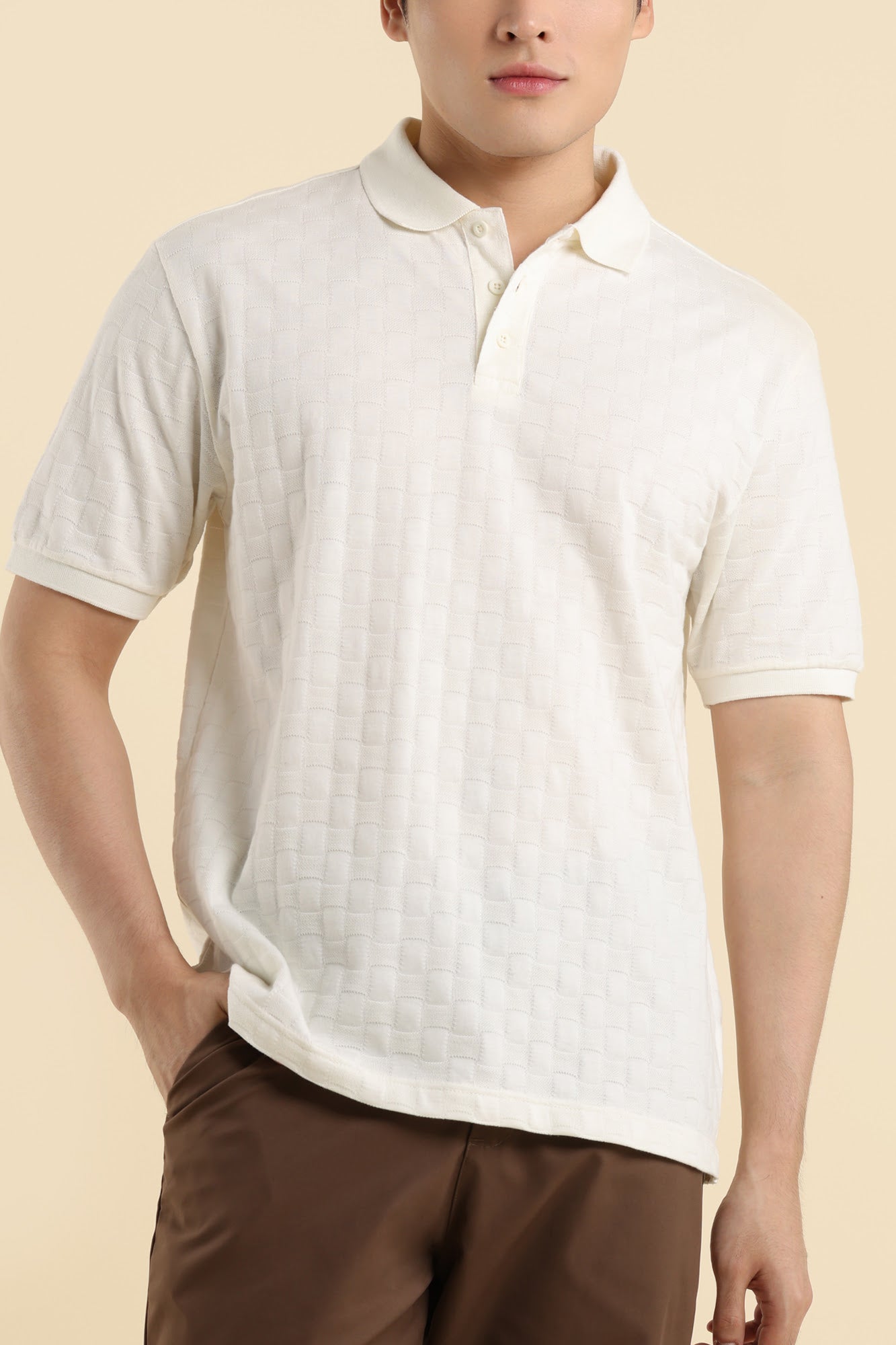 Dress Code Textured Polo
