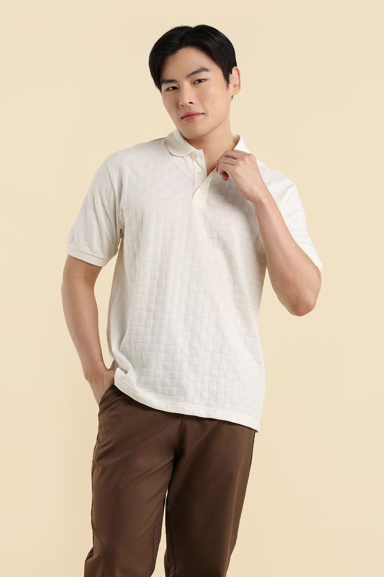 Dress Code Textured Polo