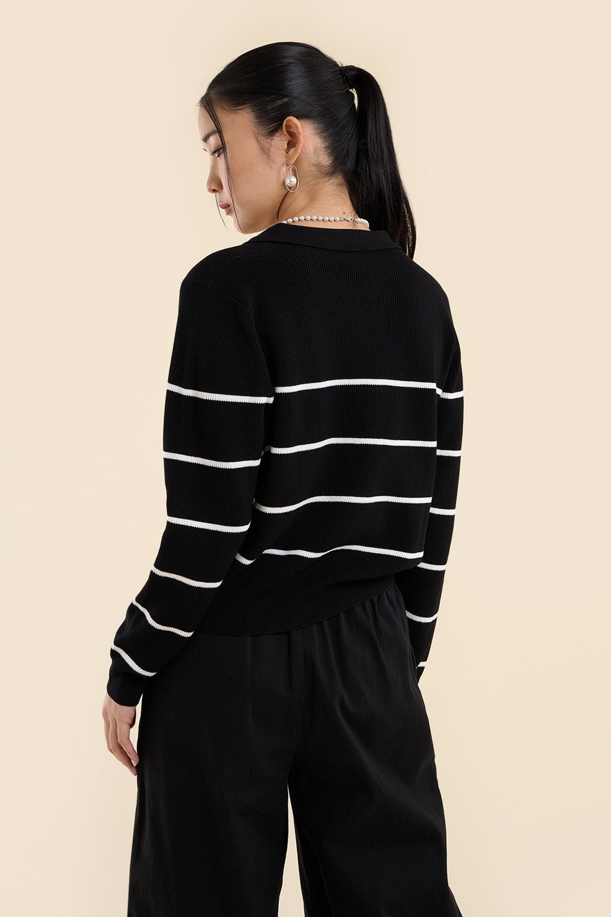 Dress Code Light Knit Striped Pullover