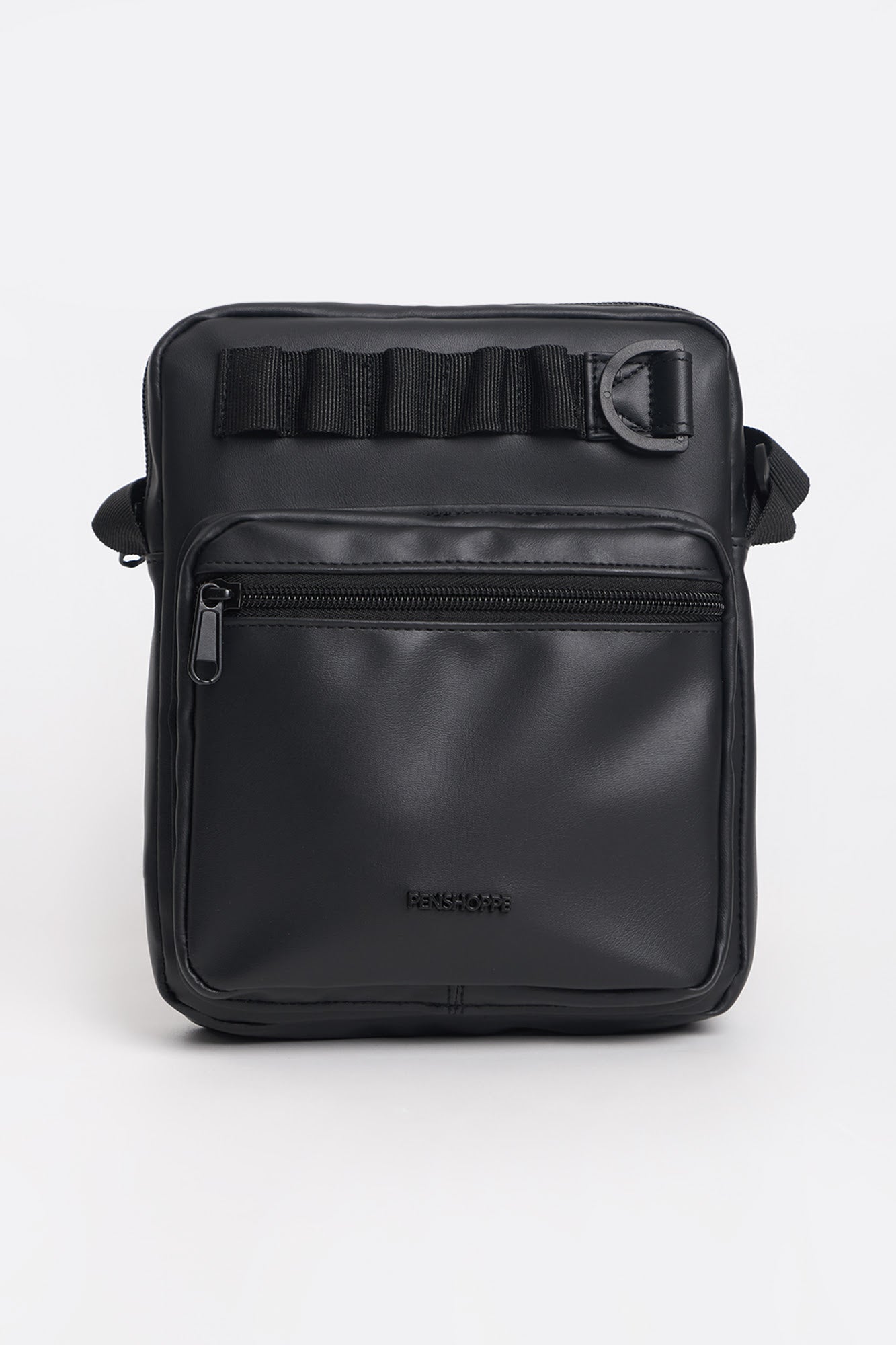 PU Leather Sling Bag with Adjustable Strap