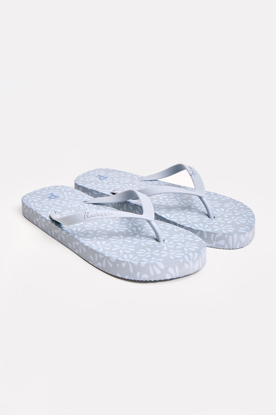 Women's All-Over Print Mid-Platform Flip Flops