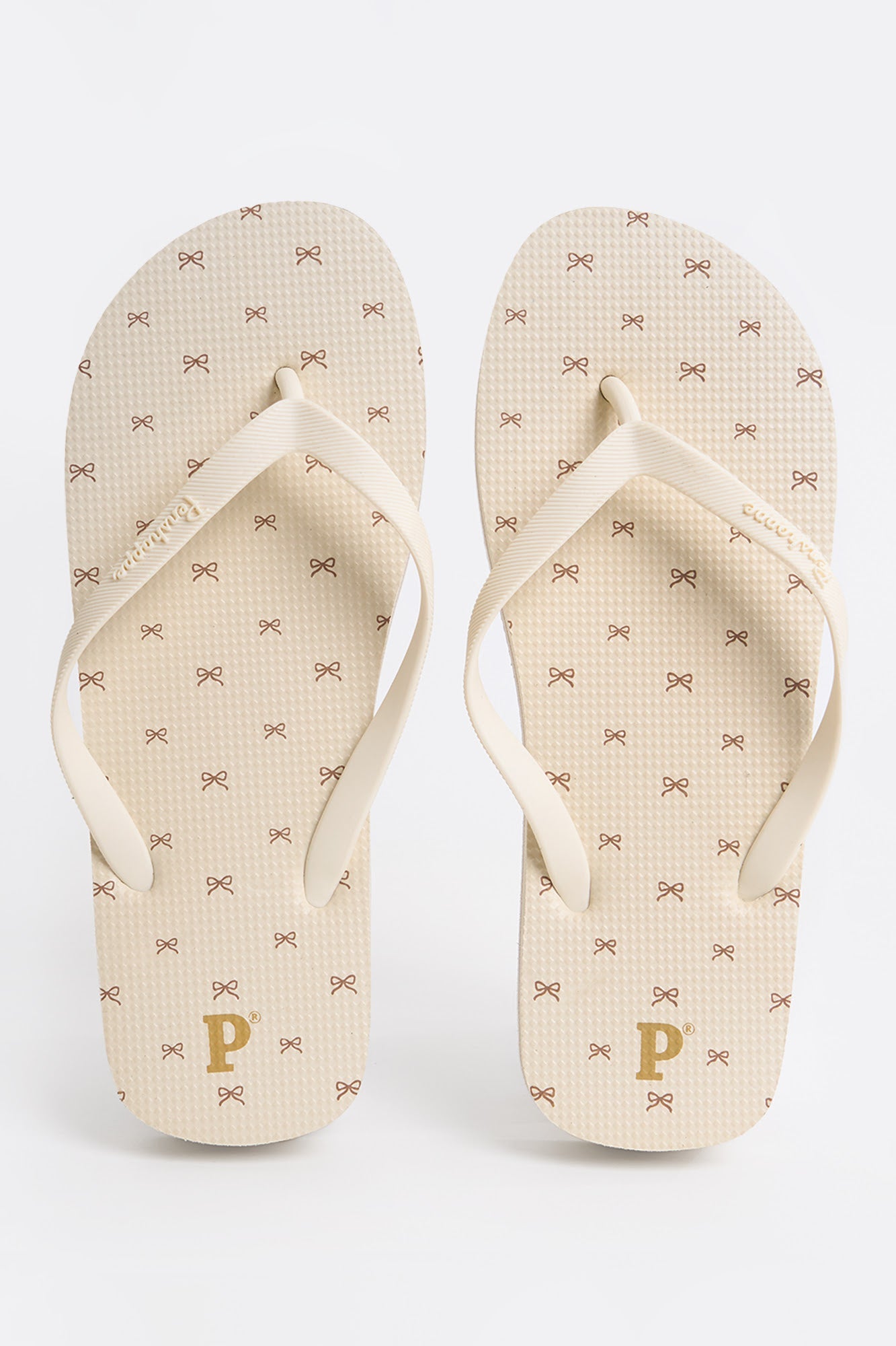 Women's All-Over Print Platform Sole Flip Flops