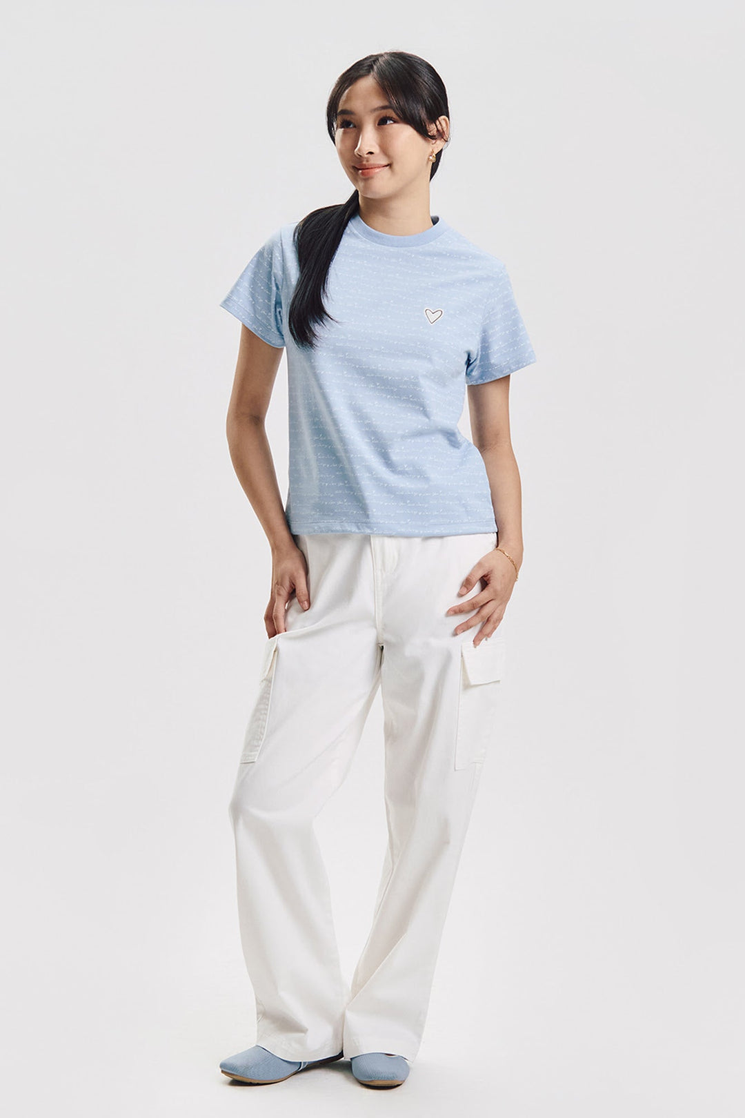 Text All Over Print T-Shirt
