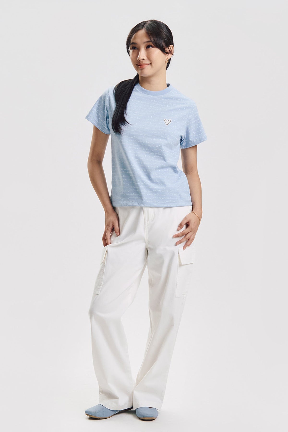 Text All Over Print T-Shirt