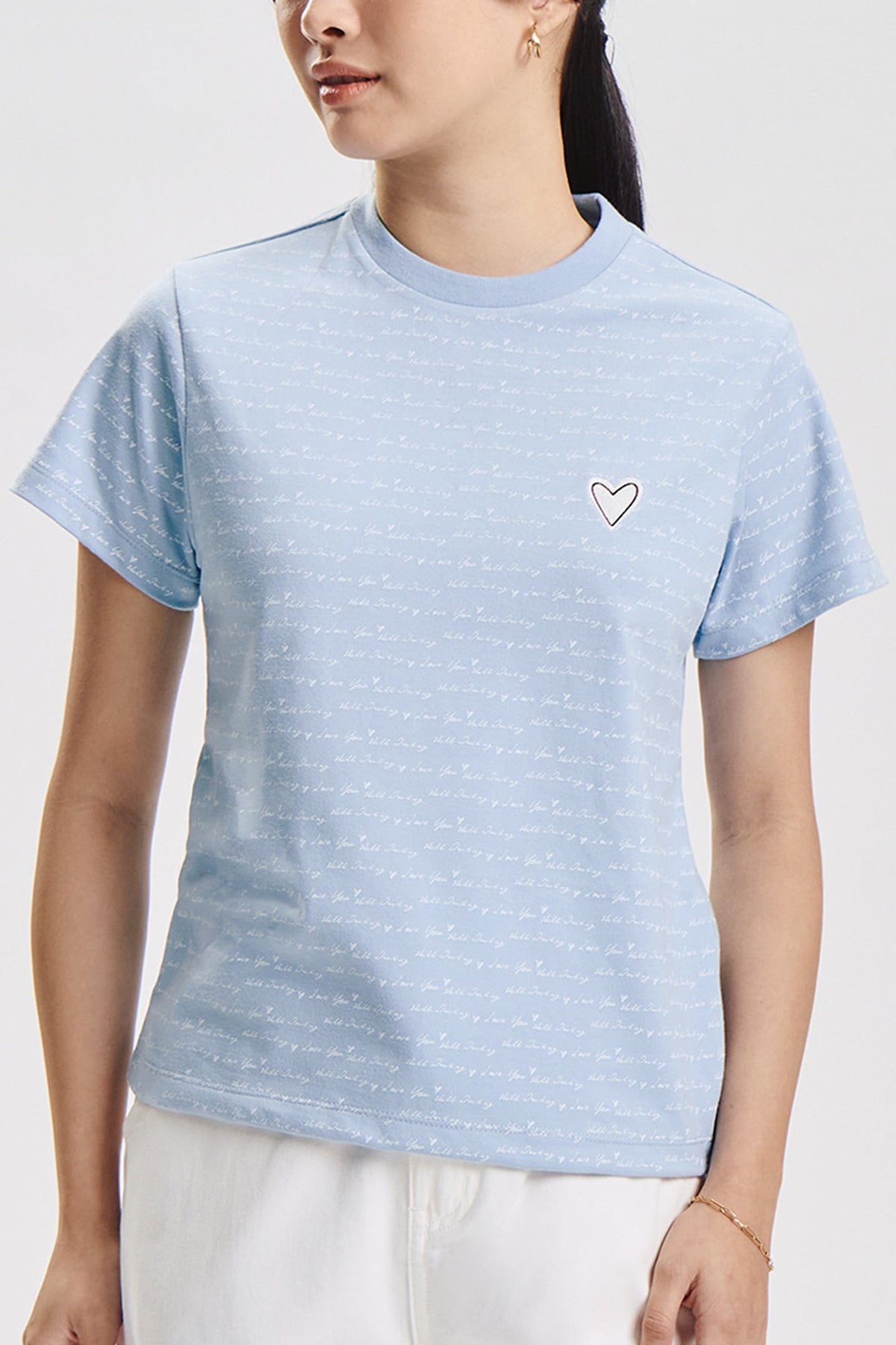 Text All Over Print T-Shirt