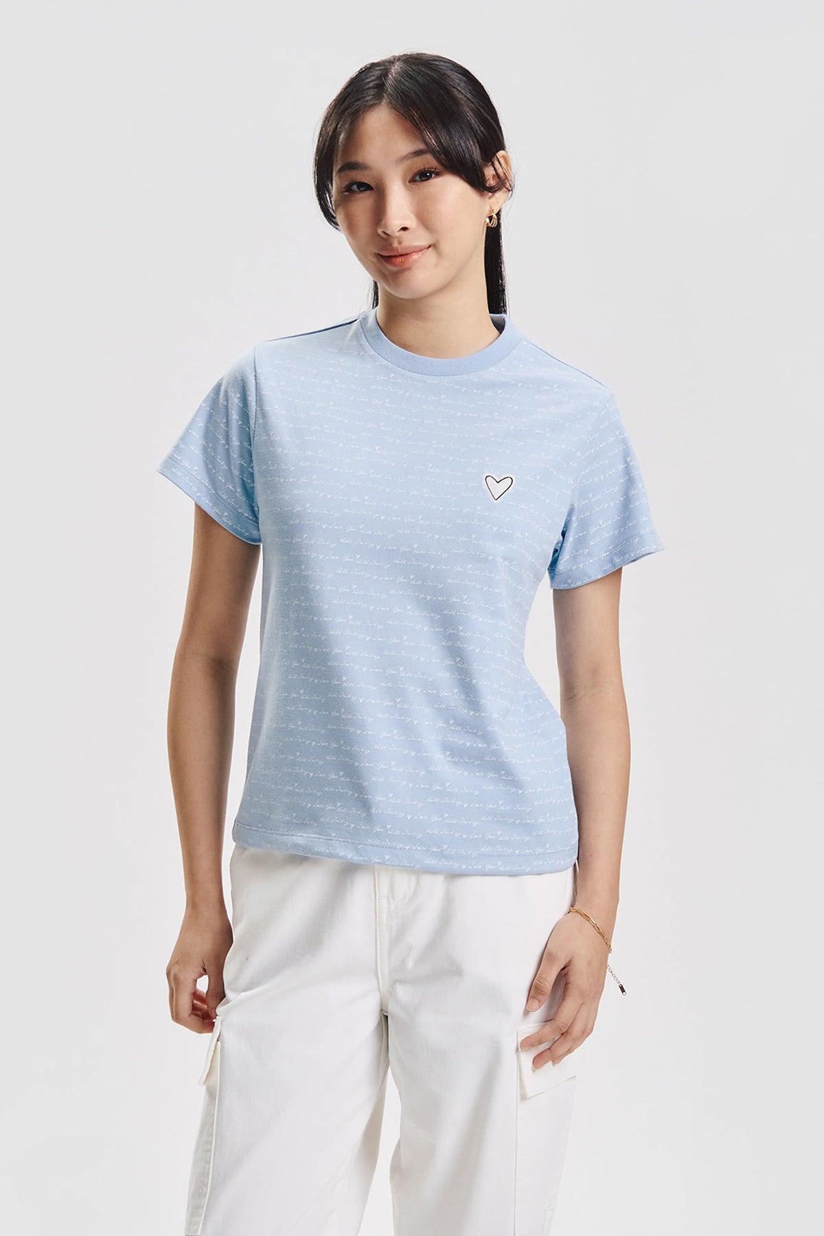 Text All Over Print T-Shirt