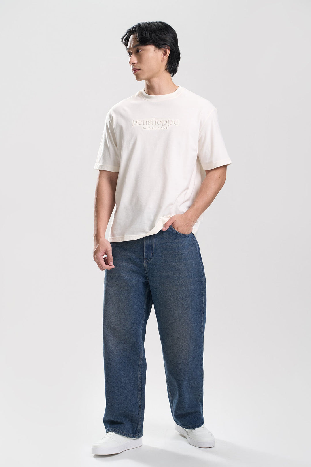 Relaxed Graphic T-Shirt with Branding