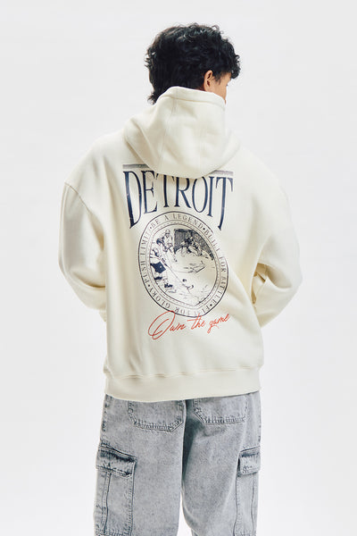 Detroit Relaxed Pullover Hoodie