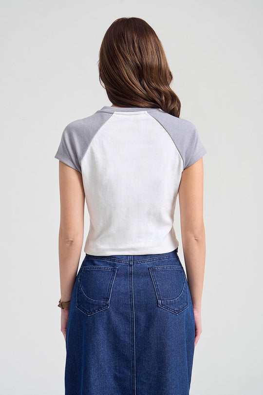 Slim Fit Raglan T-Shirt