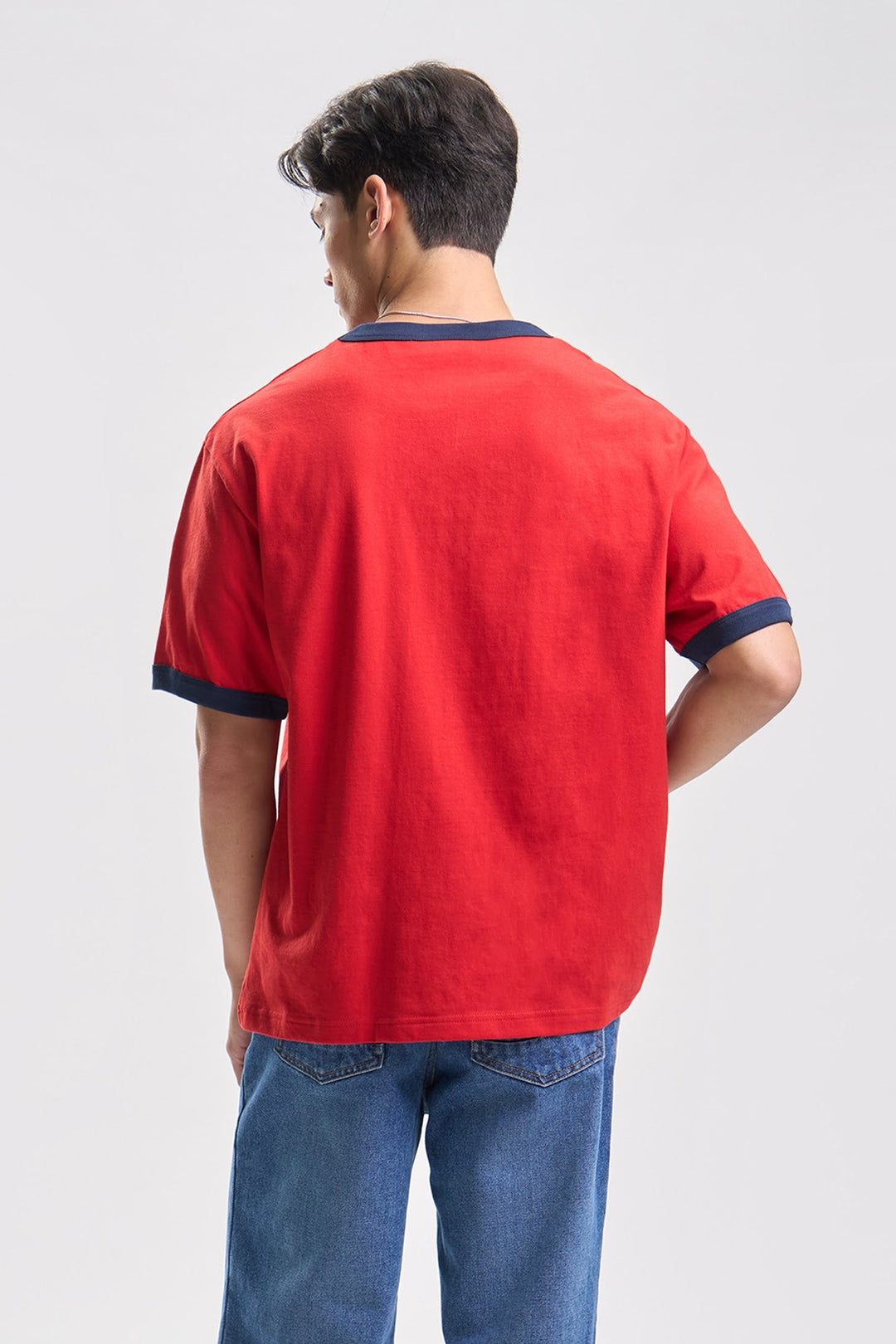 Penshoppe Relaxed Ringer T-Shirt