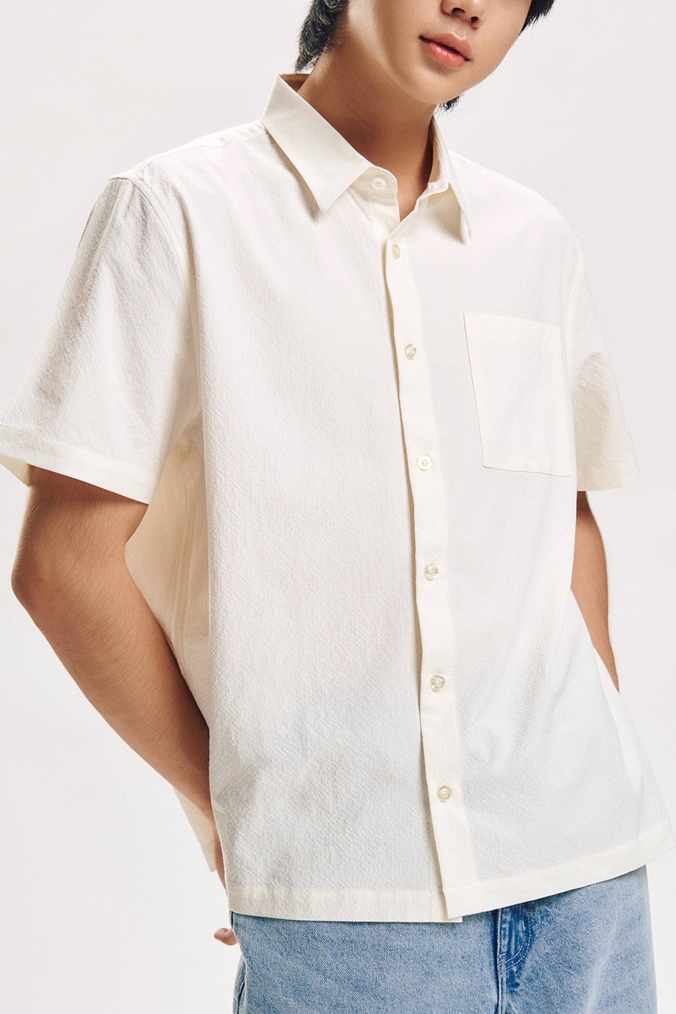 Relaxed Fit Short Sleeve Shirt