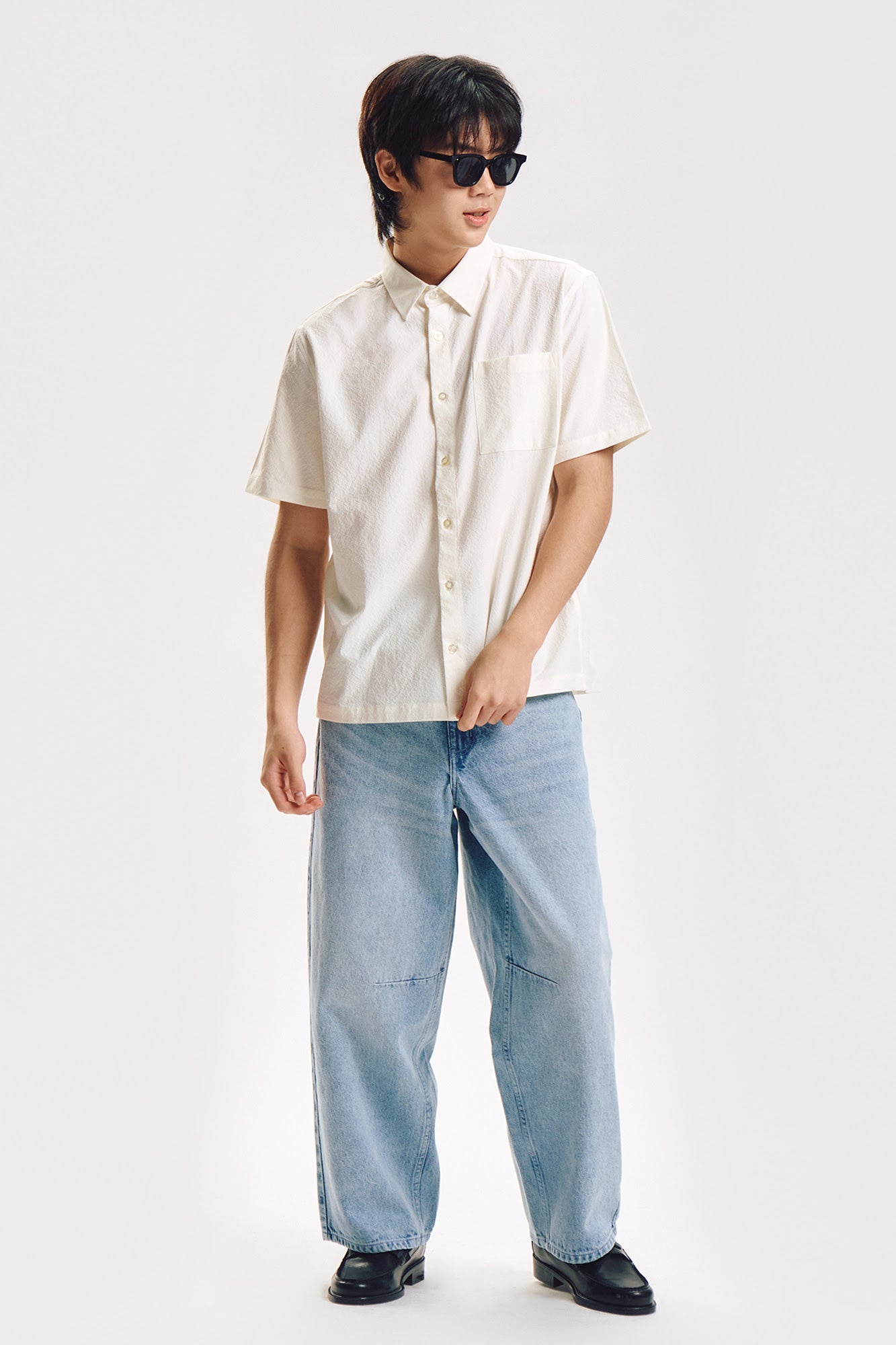 Relaxed Fit Short Sleeve Shirt
