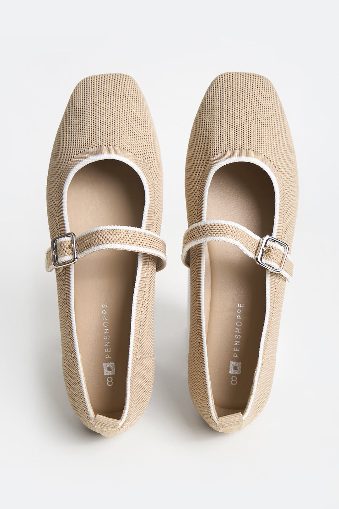Women's Knitted Mary Jane Flats