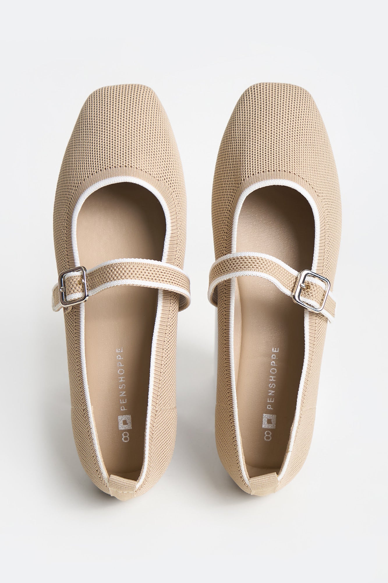 Women's Knitted Mary Jane Flats