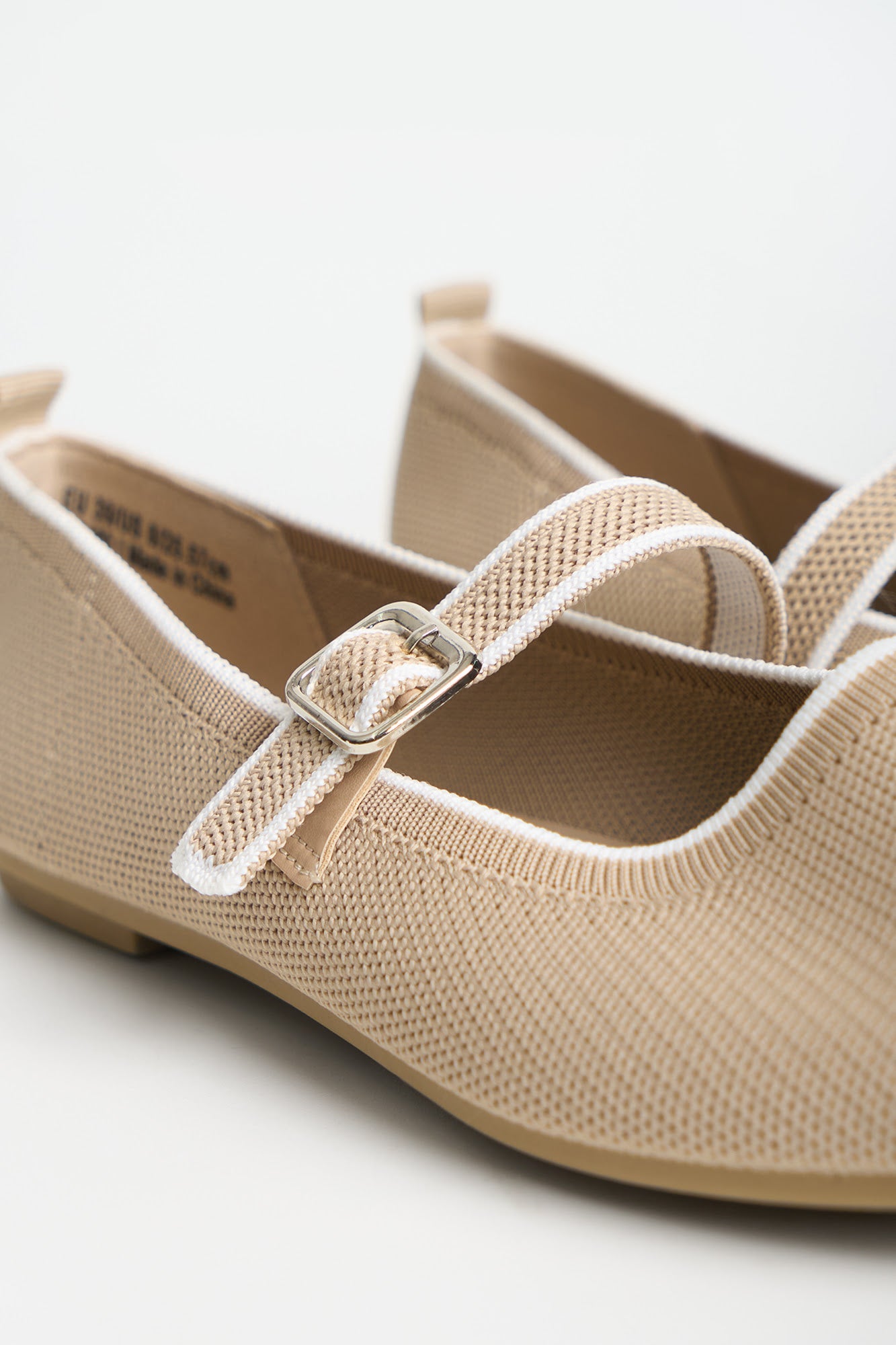 Women's Knitted Mary Jane Flats