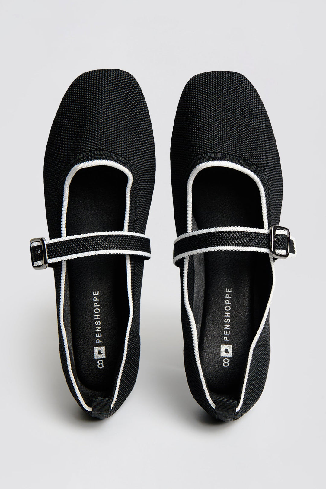 Women's Knitted Mary Jane Flats