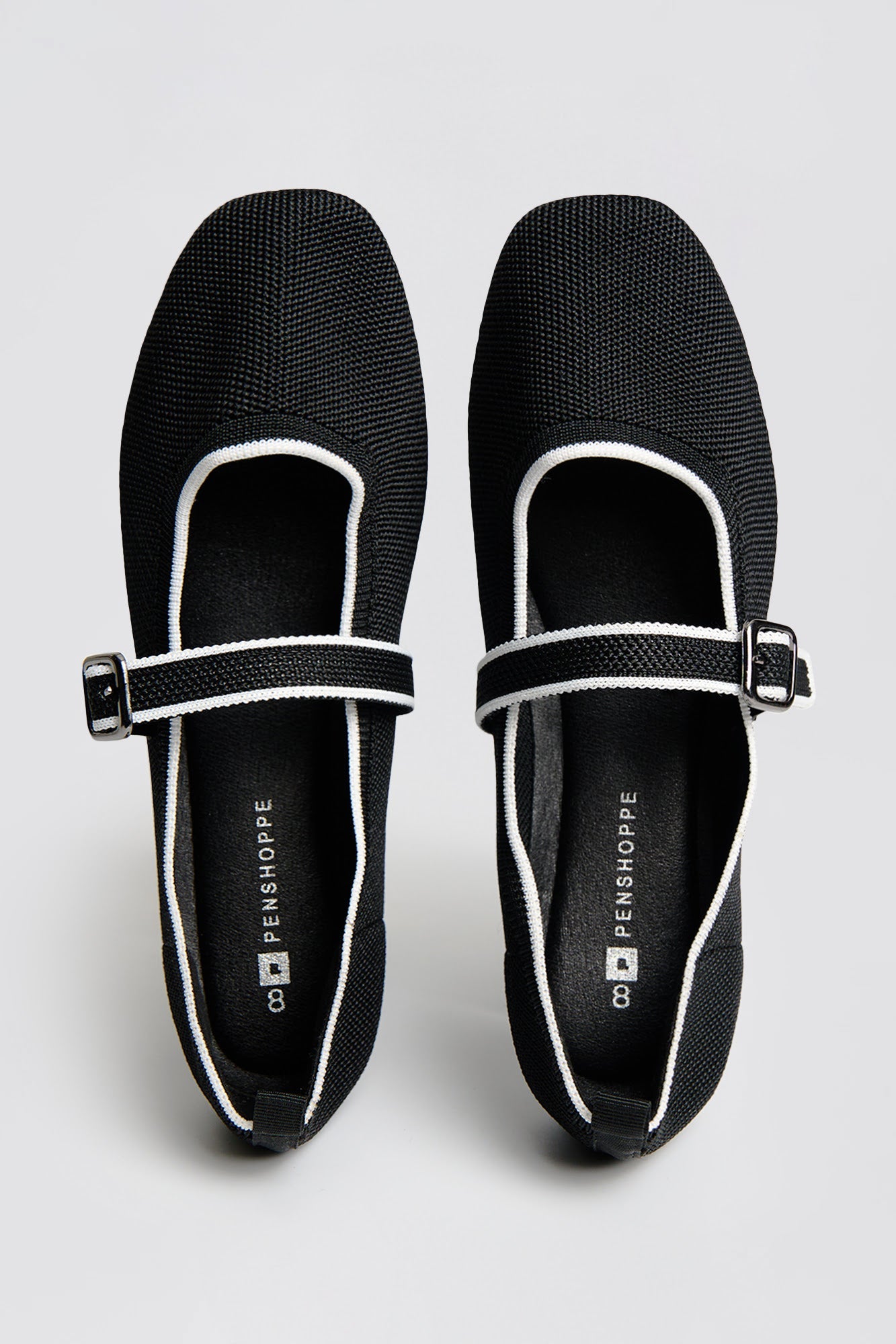 Women's Knitted Mary Jane Flats