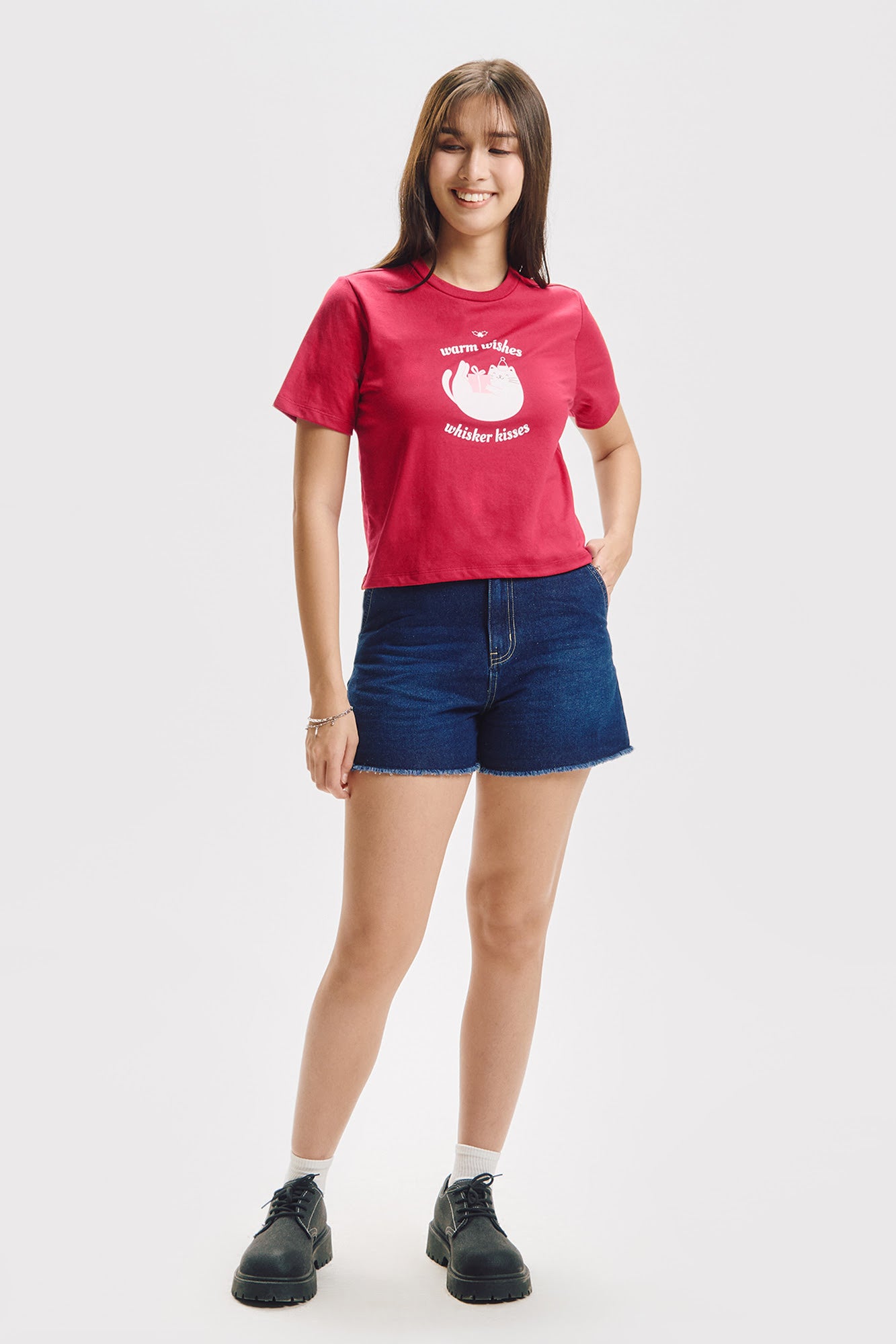 Warm Wishes Whisper Kisses Relaxed Graphic T-Shirt