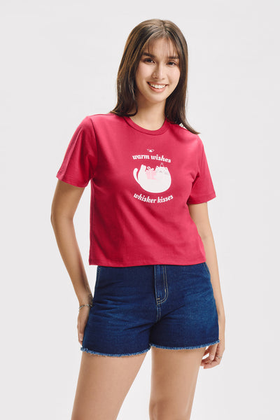 Warm Wishes Whisper Kisses Relaxed Graphic T-Shirt