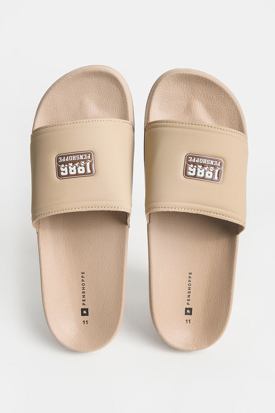 Men's PU One Band Slides