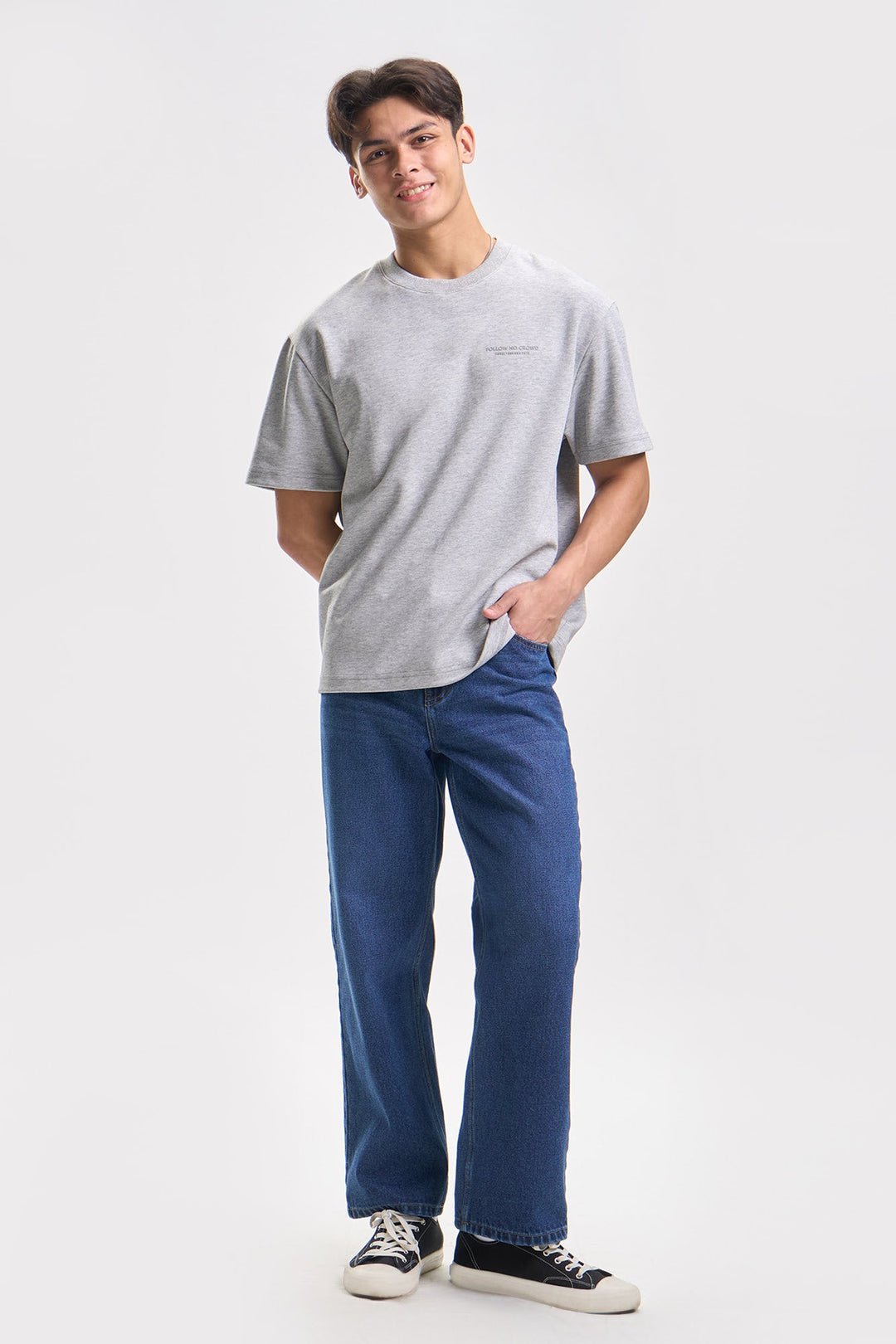 Follow No Crowd Relaxed Fit T-Shirt