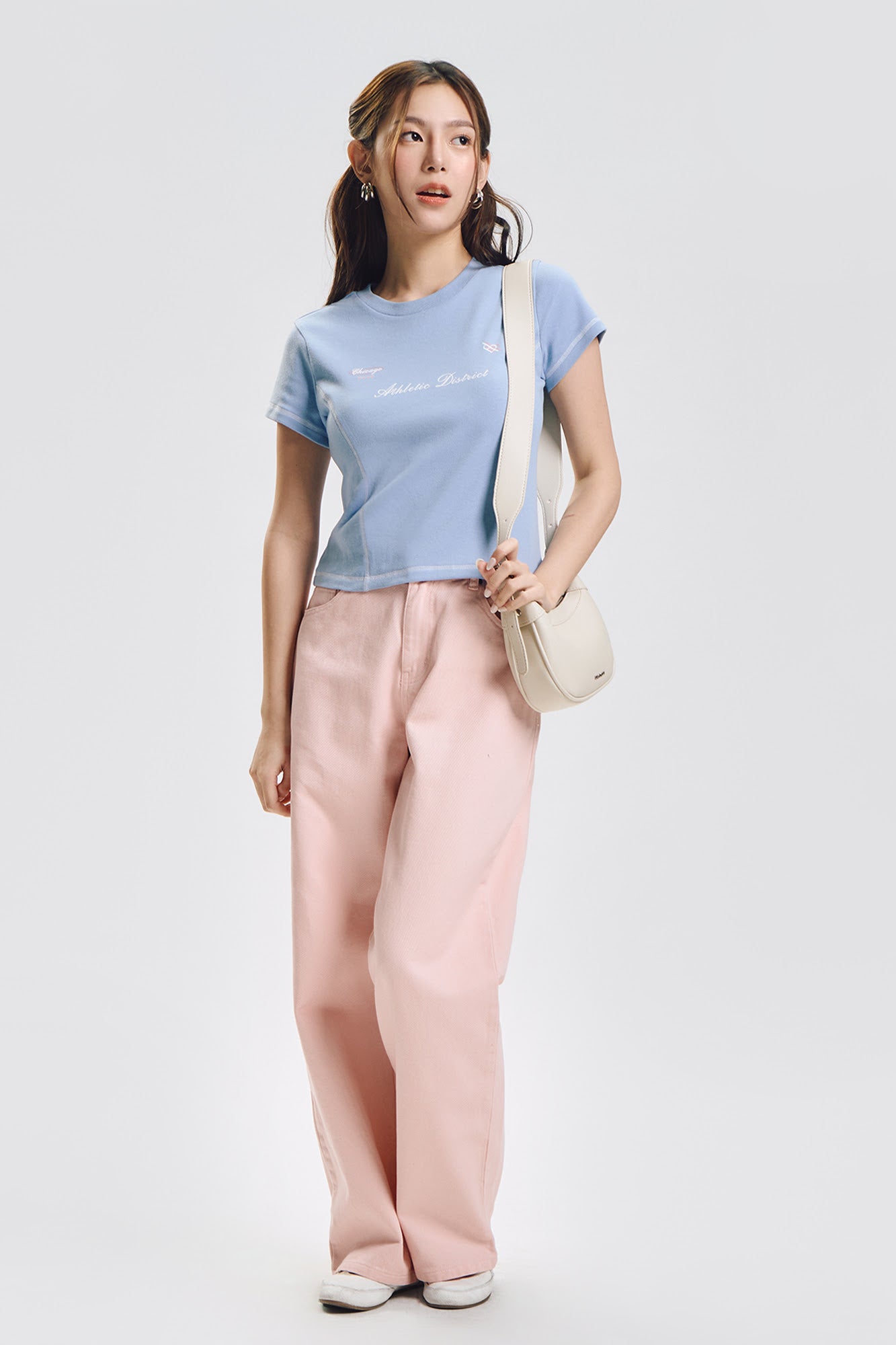 Straight Colored Denim Jeans