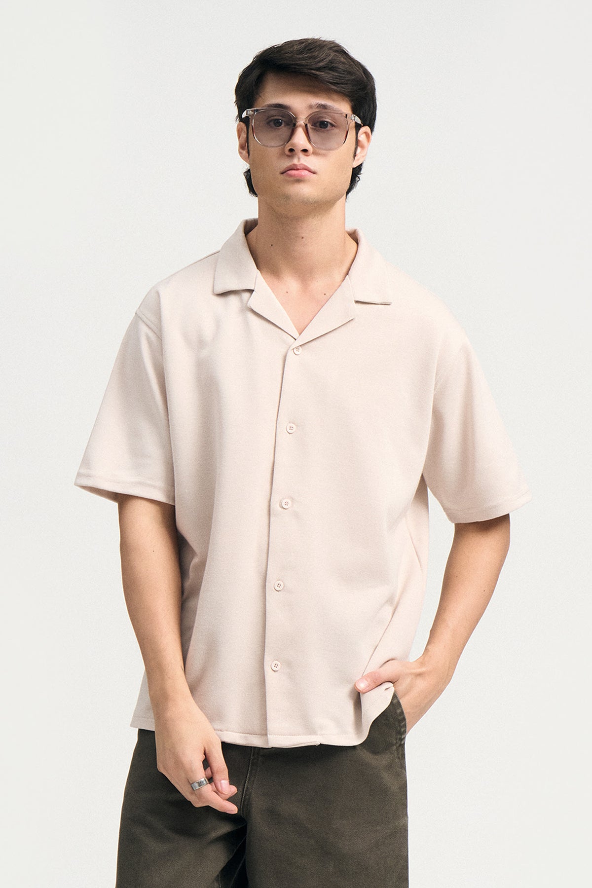 Relaxed Fit Short Sleeve Resort Shirt – PENSHOPPE