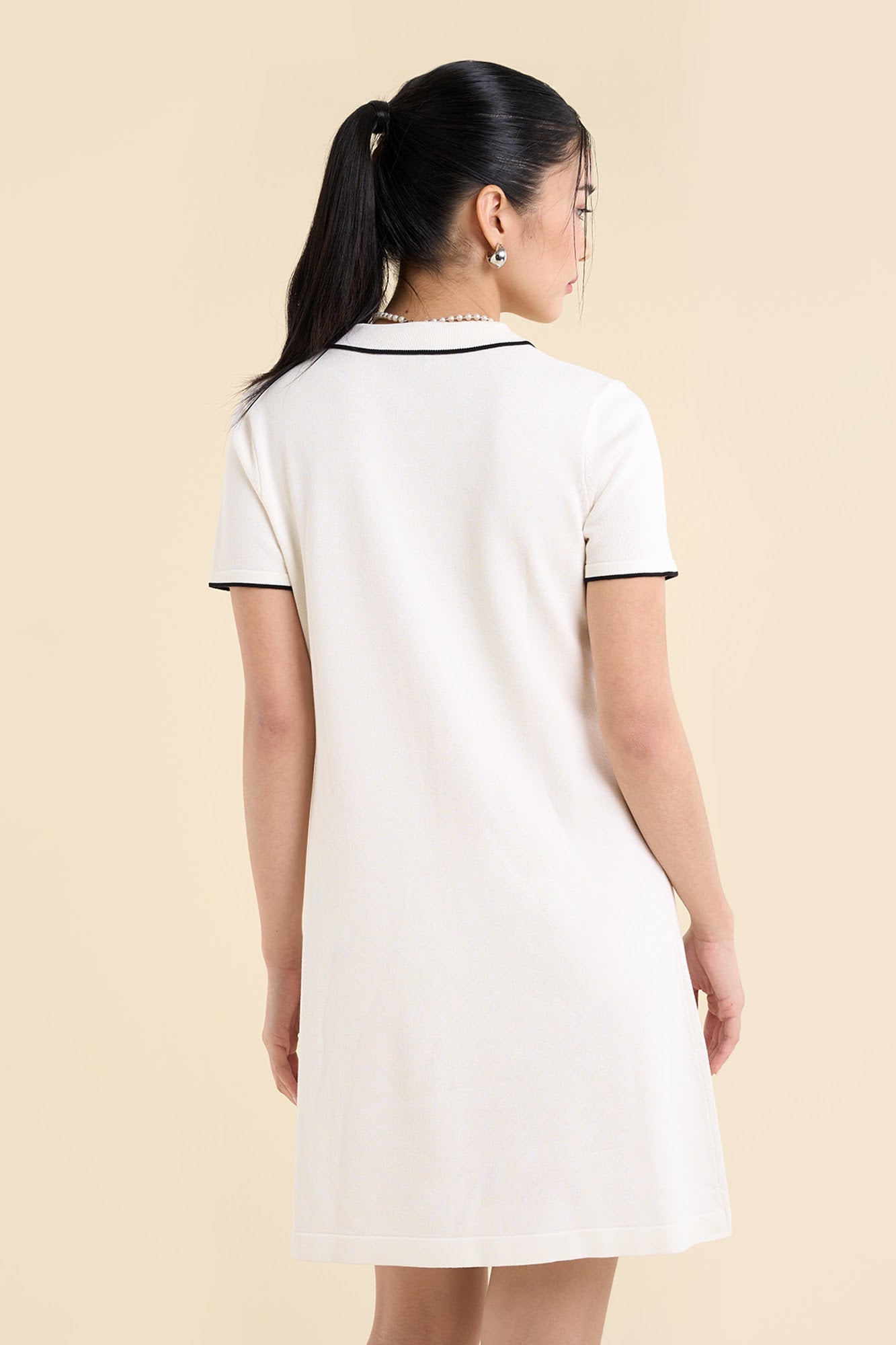 Dress Code Light Knit Polo Dress