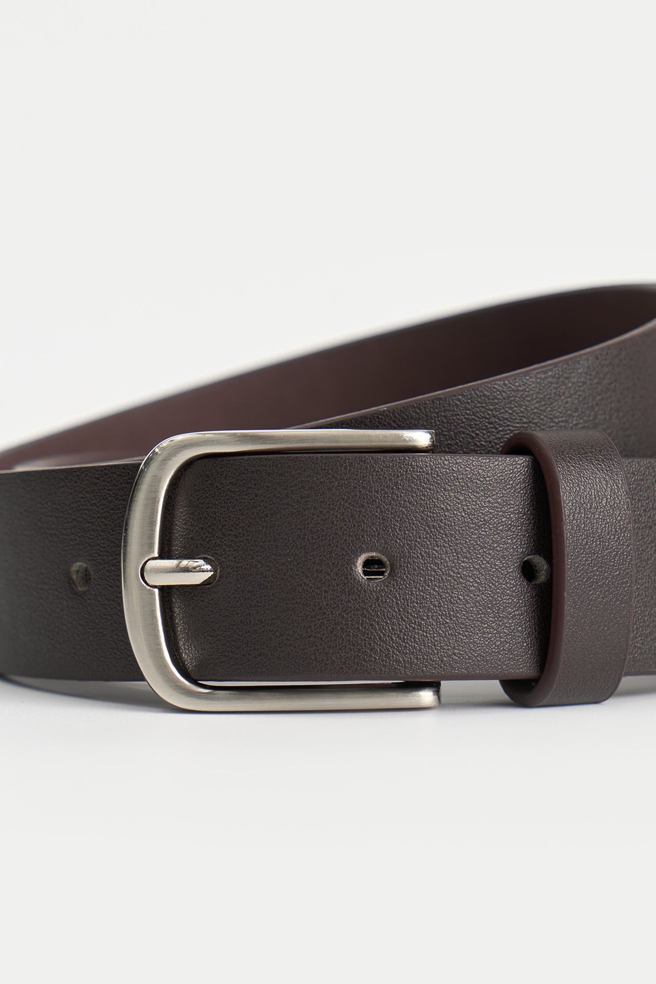 Men's PU Leather Belt with Stamp Branding