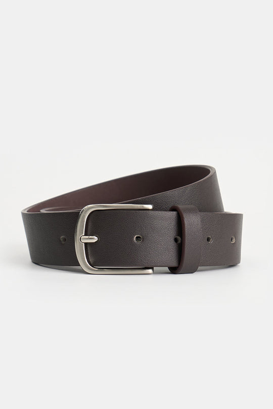 Men's PU Leather Belt with Stamp Branding