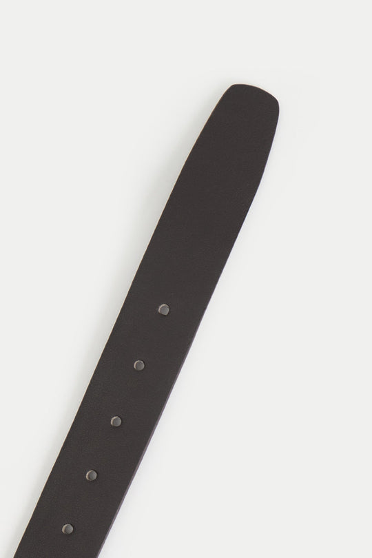 Men's PU Leather Belt with Stamp Branding