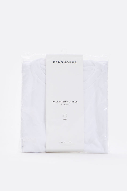 Slim Inner T-Shirt Pack of 2
