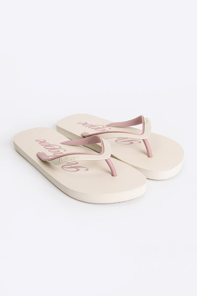 Women's Two-Tone Flip Flops