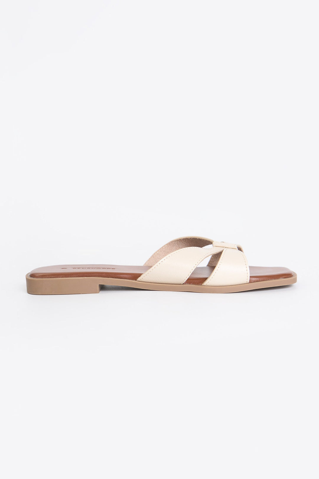Women's Leather Slip On Sandals