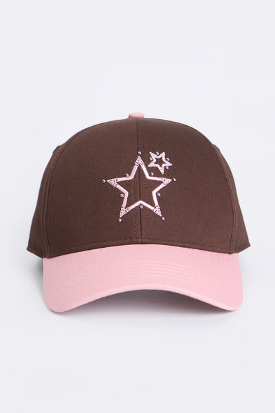 Twill Color Blocking Varsity Cap