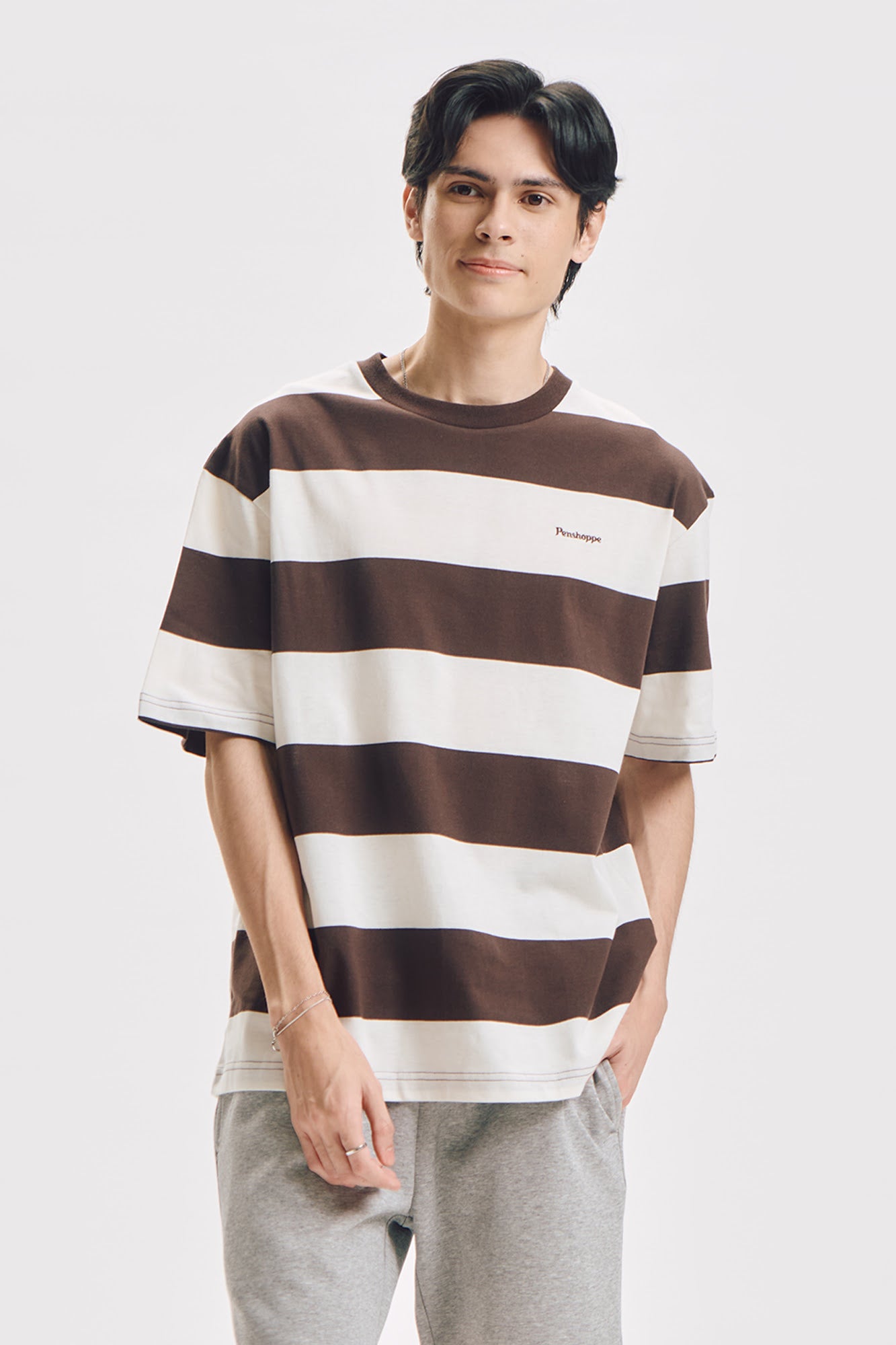 Relaxed Striped T-Shirt – PENSHOPPE