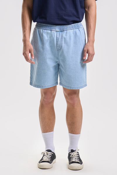 Modern Fit Pull-On Denim Shorts