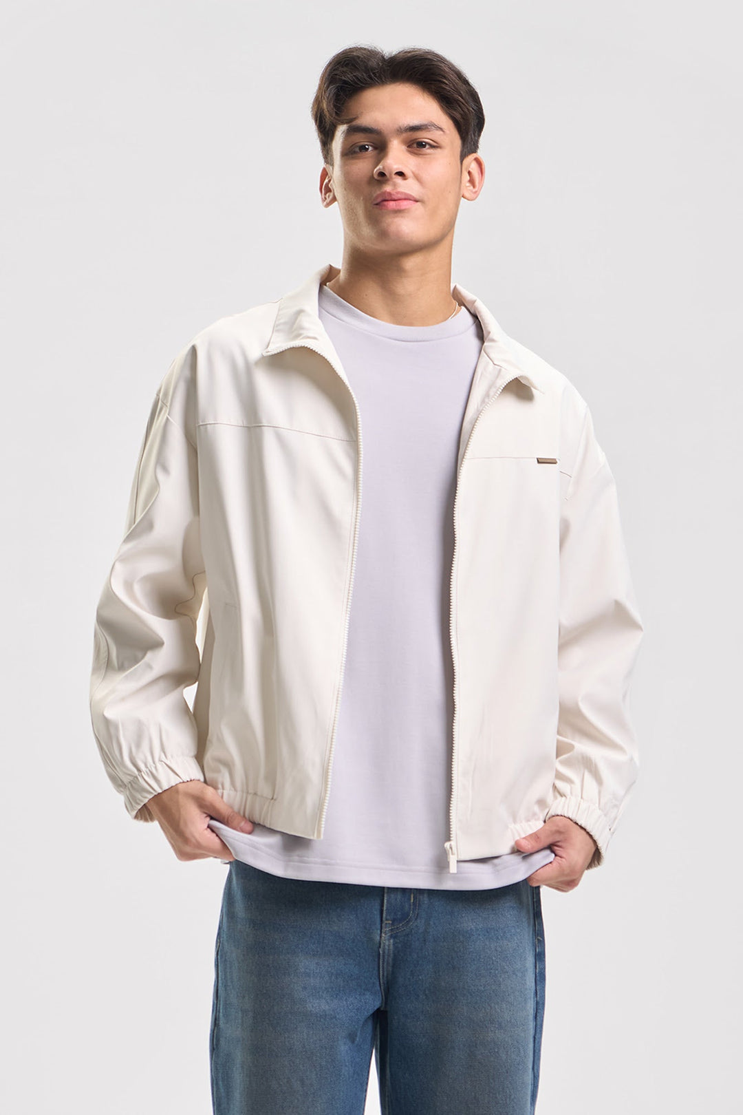 Relaxed Full Zip Jacket