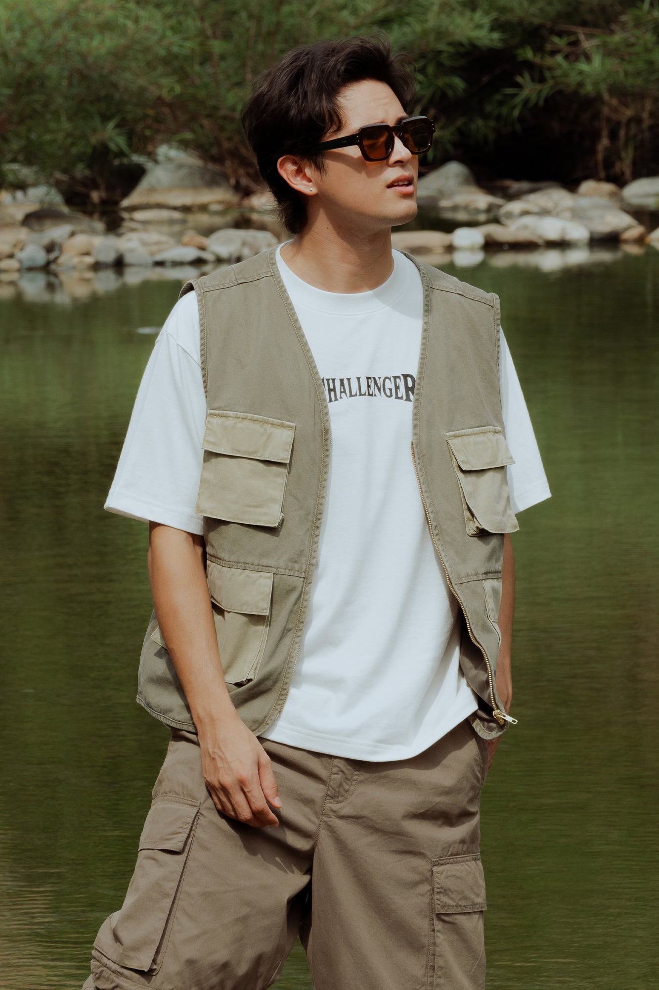 Relaxed Vest with Pockets