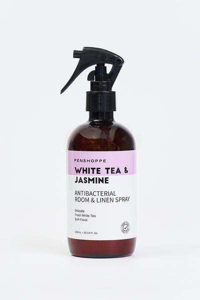 White Tea and Jasmine Antibacterial Room and Linen Spray