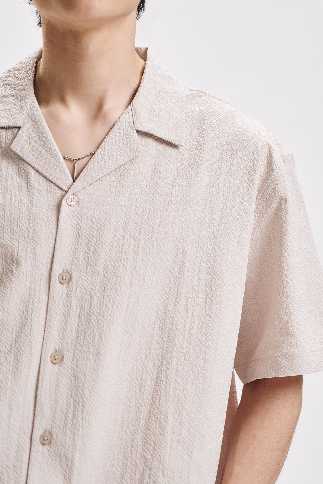 Relaxed Seersucker Resort Shirt