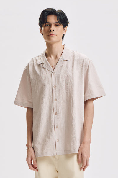 Relaxed Seersucker Resort Shirt