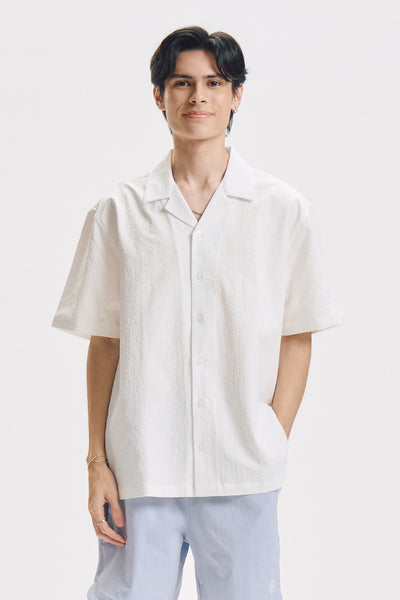 Relaxed Seersucker Resort Shirt