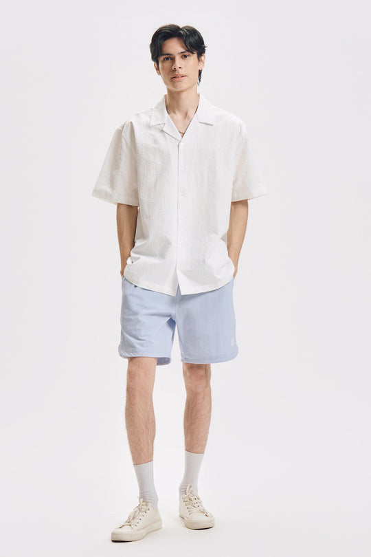 Relaxed Seersucker Resort Shirt