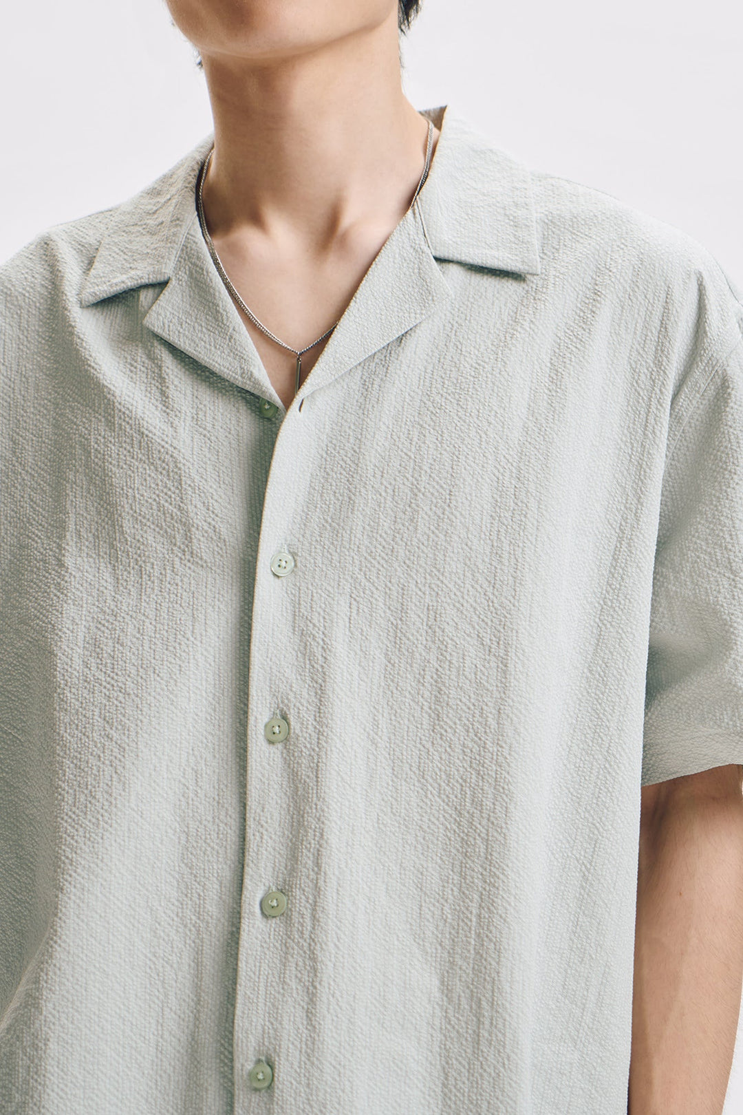 Relaxed Seersucker Resort Shirt